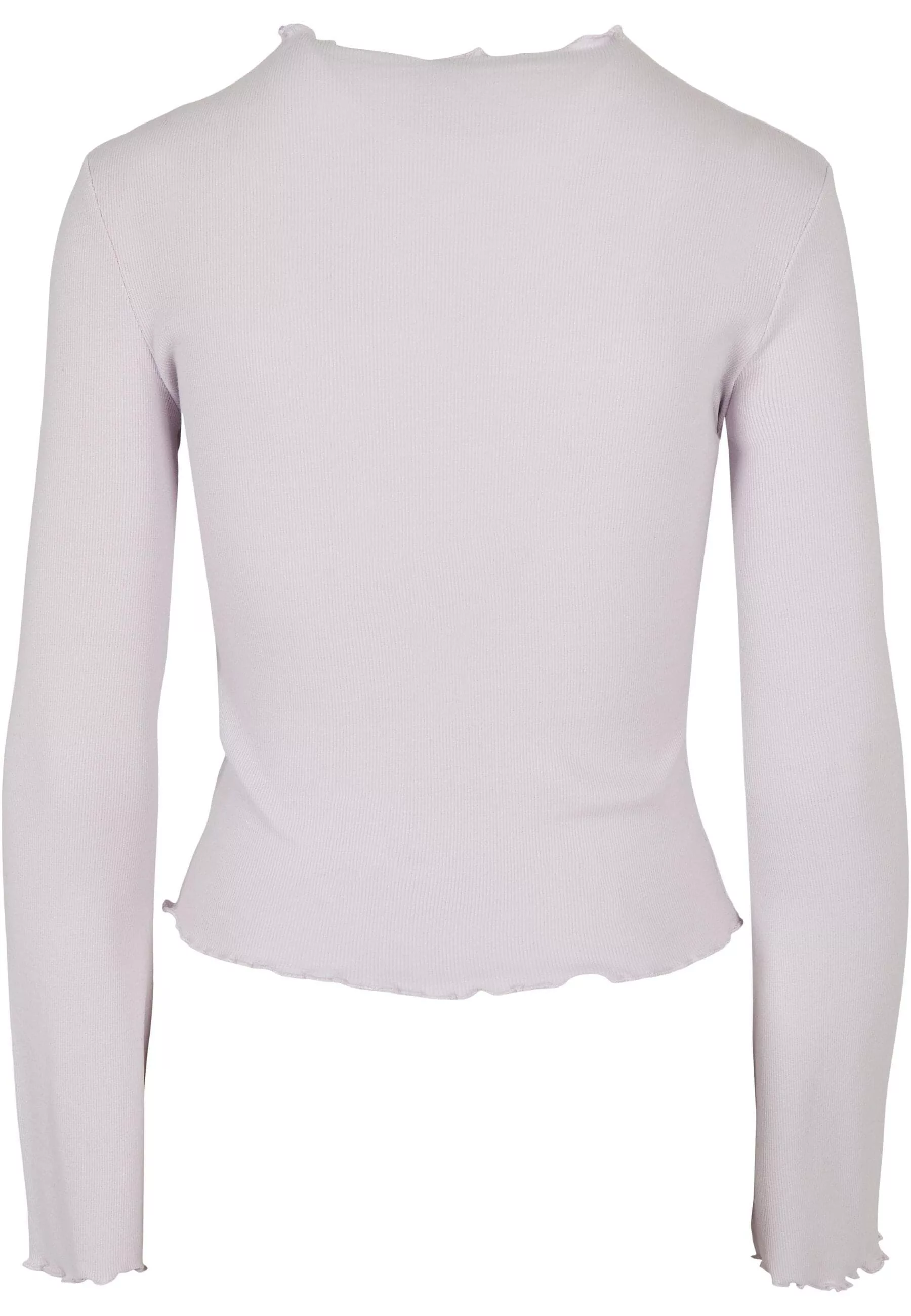 URBAN CLASSICS Langarmshirt "Urban Classics Damen Ladies Rib Turtelneck Lon günstig online kaufen