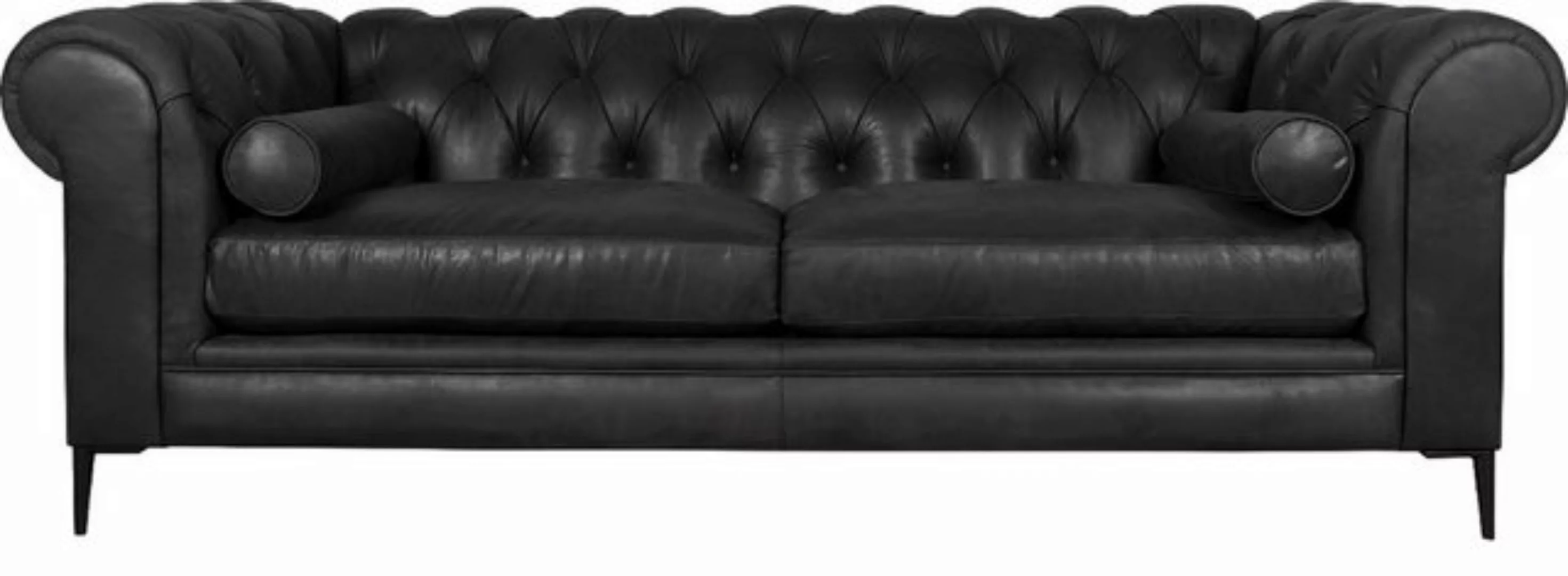 JVmoebel 3-Sitzer Designer Chesterfield Couch Couchen Polster Ledersofa Sof günstig online kaufen