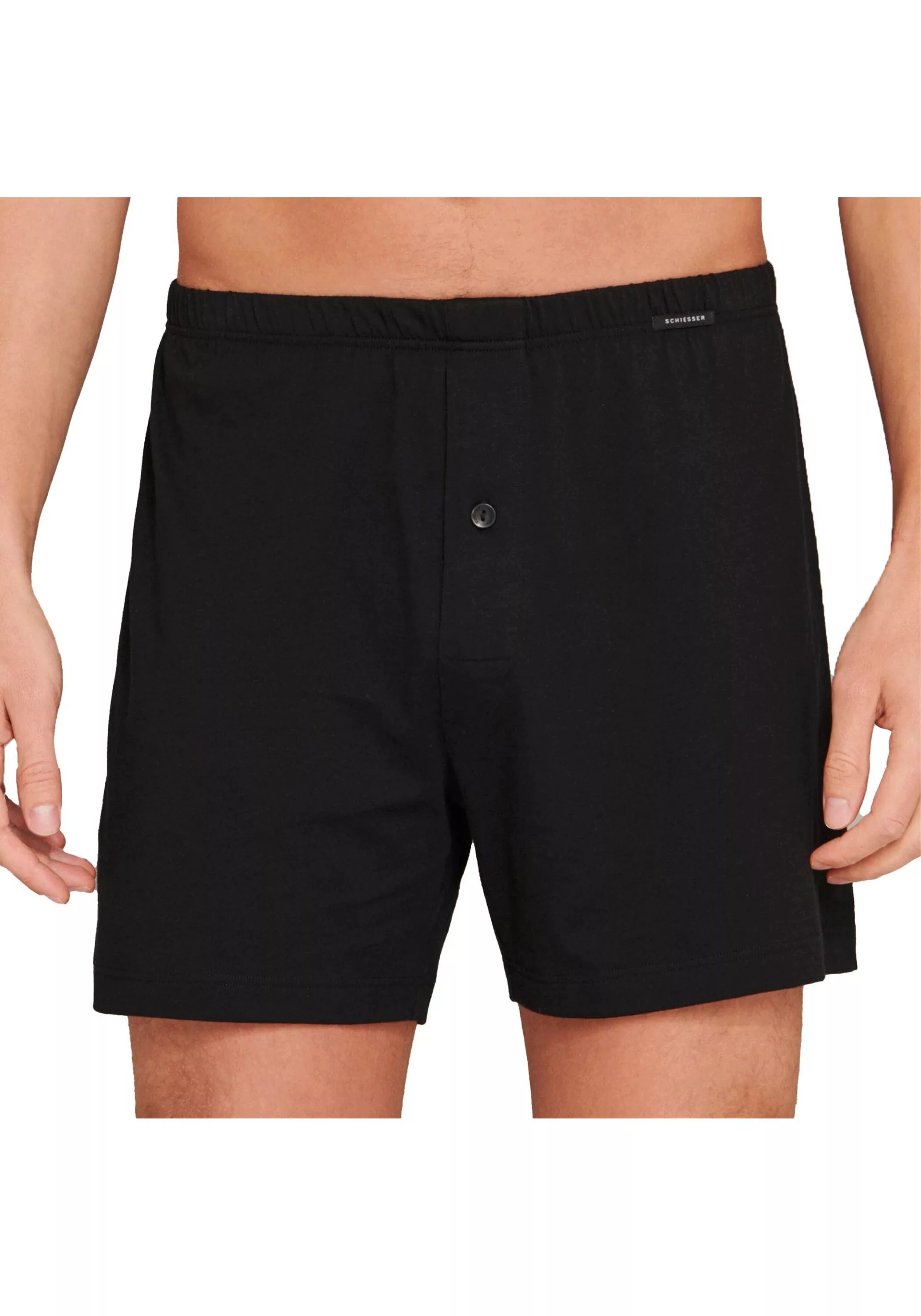 Schiesser 2-er Set Boxershorts Schwarz günstig online kaufen