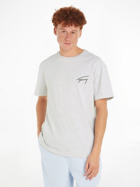 Tommy Jeans T-Shirt TJM REG SIGNATURE TEE EXT mit aufgesticktem Signatur-Lo günstig online kaufen