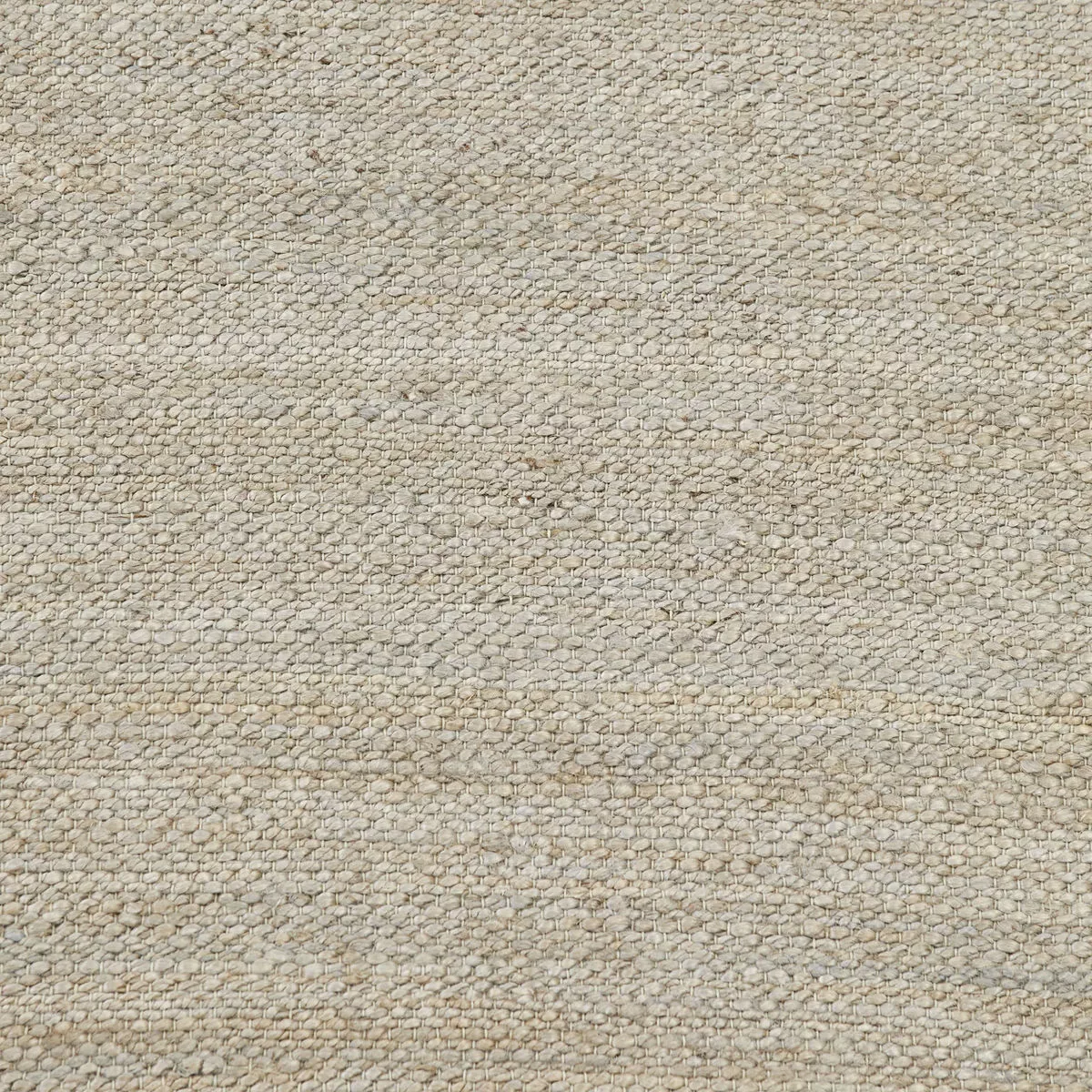 Länglicher Teppich Hempi in Grau aus Baumwolle und Jute günstig online kaufen