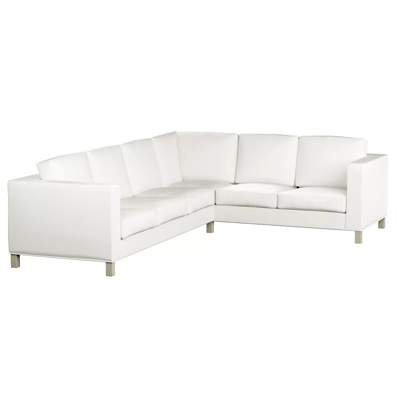 Bezug für Karlanda Sofa Ecke links, weiss, 36cm x 30cm x 50cm, Cotton Panam günstig online kaufen