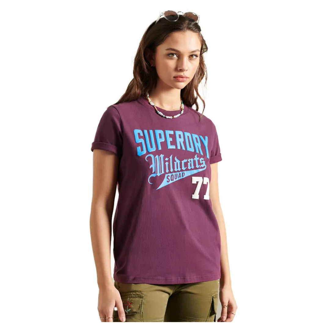 Superdry Collegiate Cali State Kurzarm T-shirt S Wine günstig online kaufen