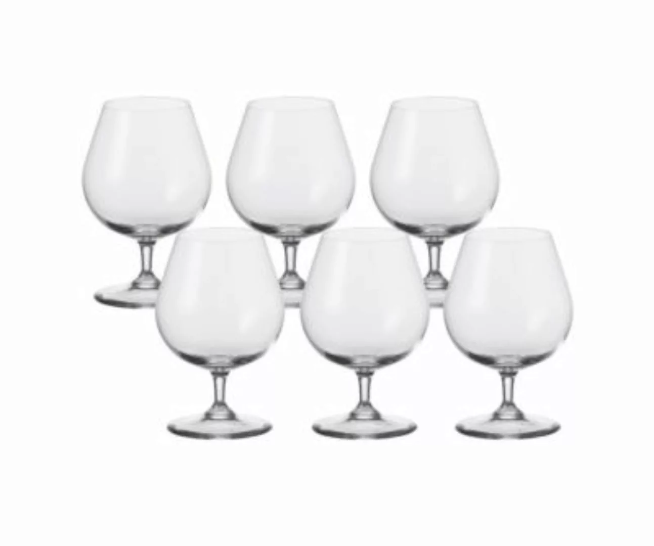 LEONARDO Cognac Glas 6er-Set Ciao+ transparent günstig online kaufen