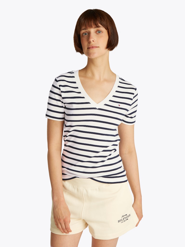 Tommy Hilfiger Damen T-Shirt Ww0ww40584 günstig online kaufen