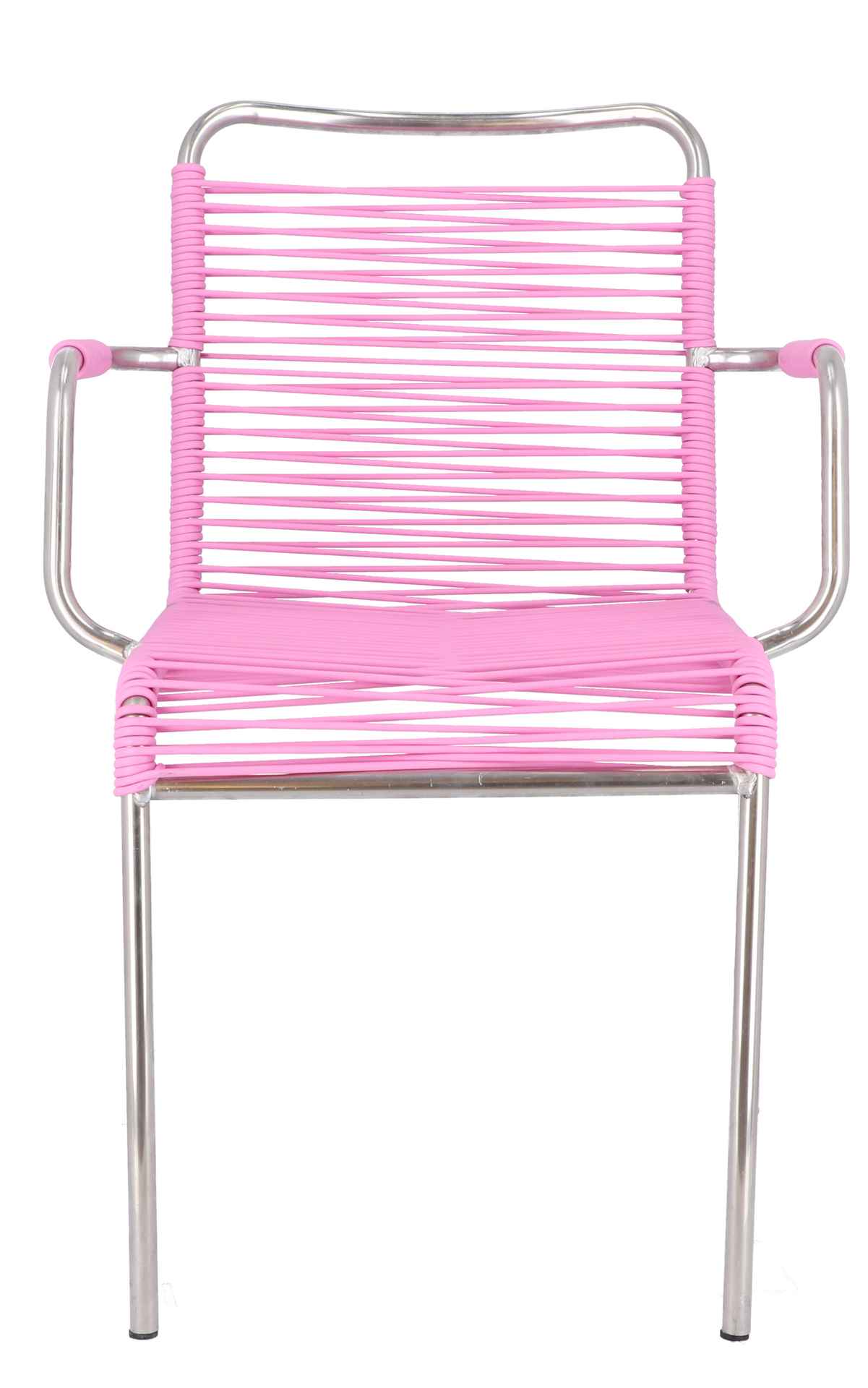 Fiam Stuhl Spaghetti aus Aluminium, Pink günstig online kaufen
