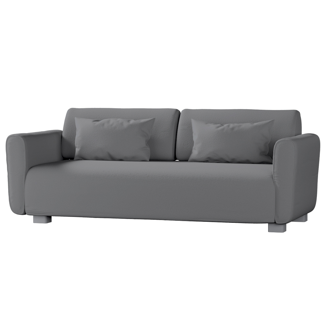 Bezug für Mysinge 2-Sitzer Sofa, grau, Sofabezug Mysinge 2-Sitzer, Bouclé ( günstig online kaufen