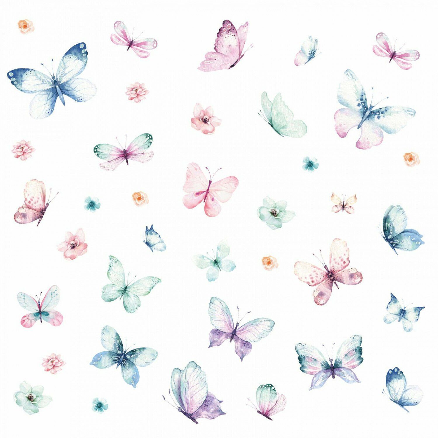 nikima Wandtattoo Schmetterlinge Aquarell Nr. 214 günstig online kaufen