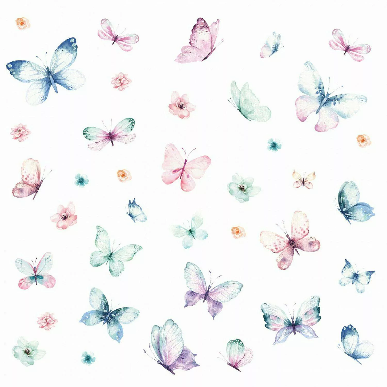 nikima Wandtattoo Schmetterlinge Aquarell Nr. 214 günstig online kaufen