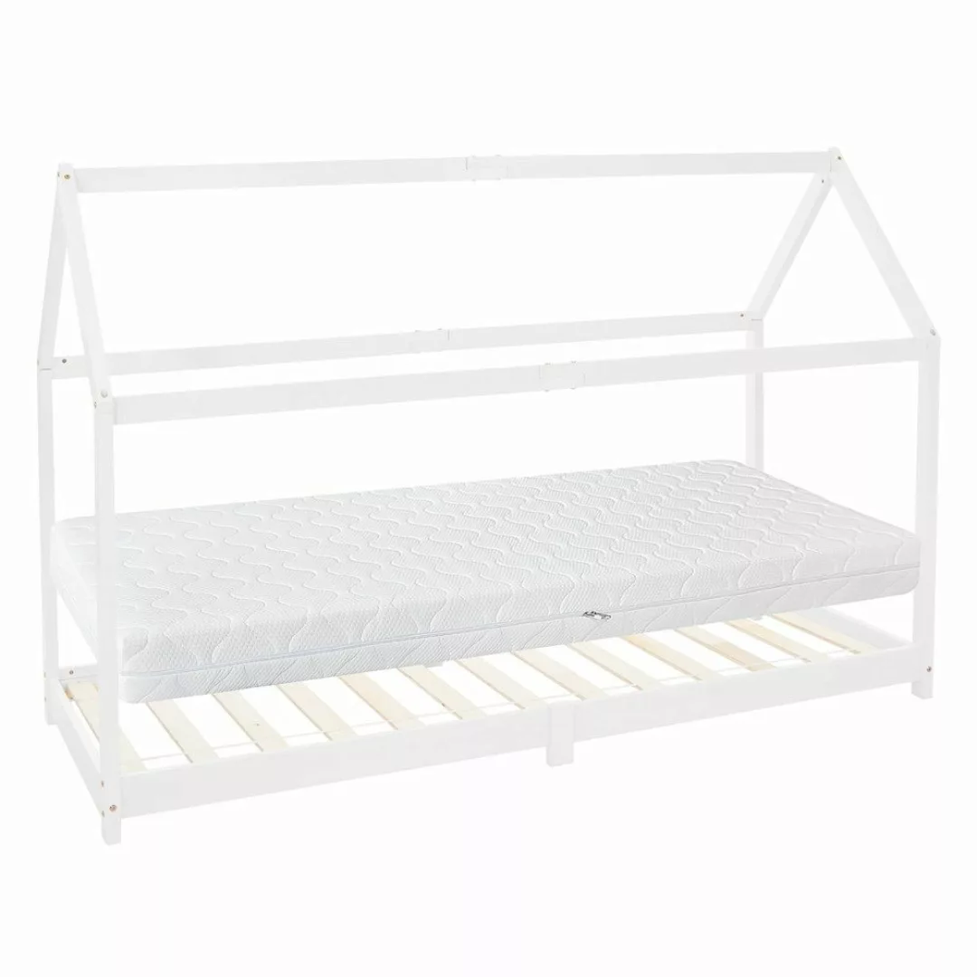 ML-DESIGN Spielbett Hausbett Kinderbett inkl. Lattenrost günstig online kaufen