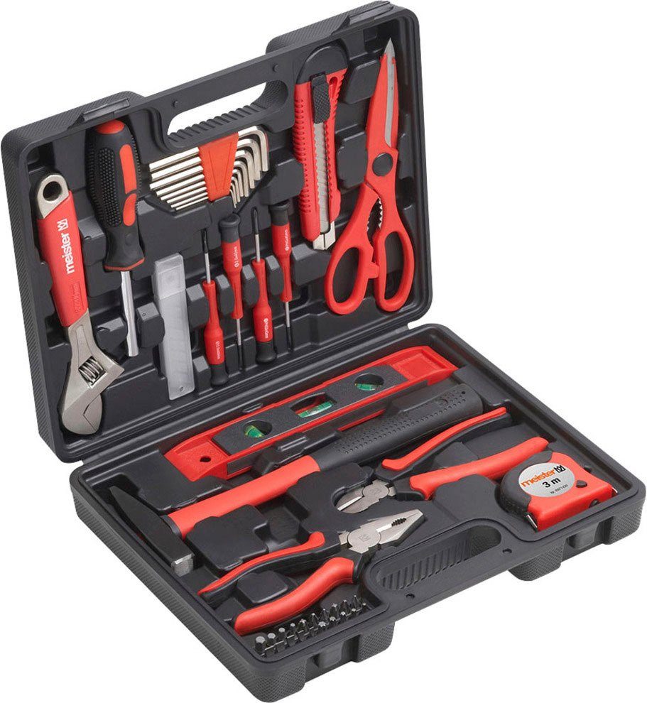 meister Werkzeugset Werkzeugkoffer / 8971430, 44-teilig, günstig online kaufen