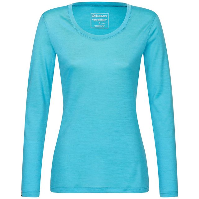 Kaipara - Merino Sportswear Langarmshirt Merino Longsleeve Damen Rundhals S günstig online kaufen