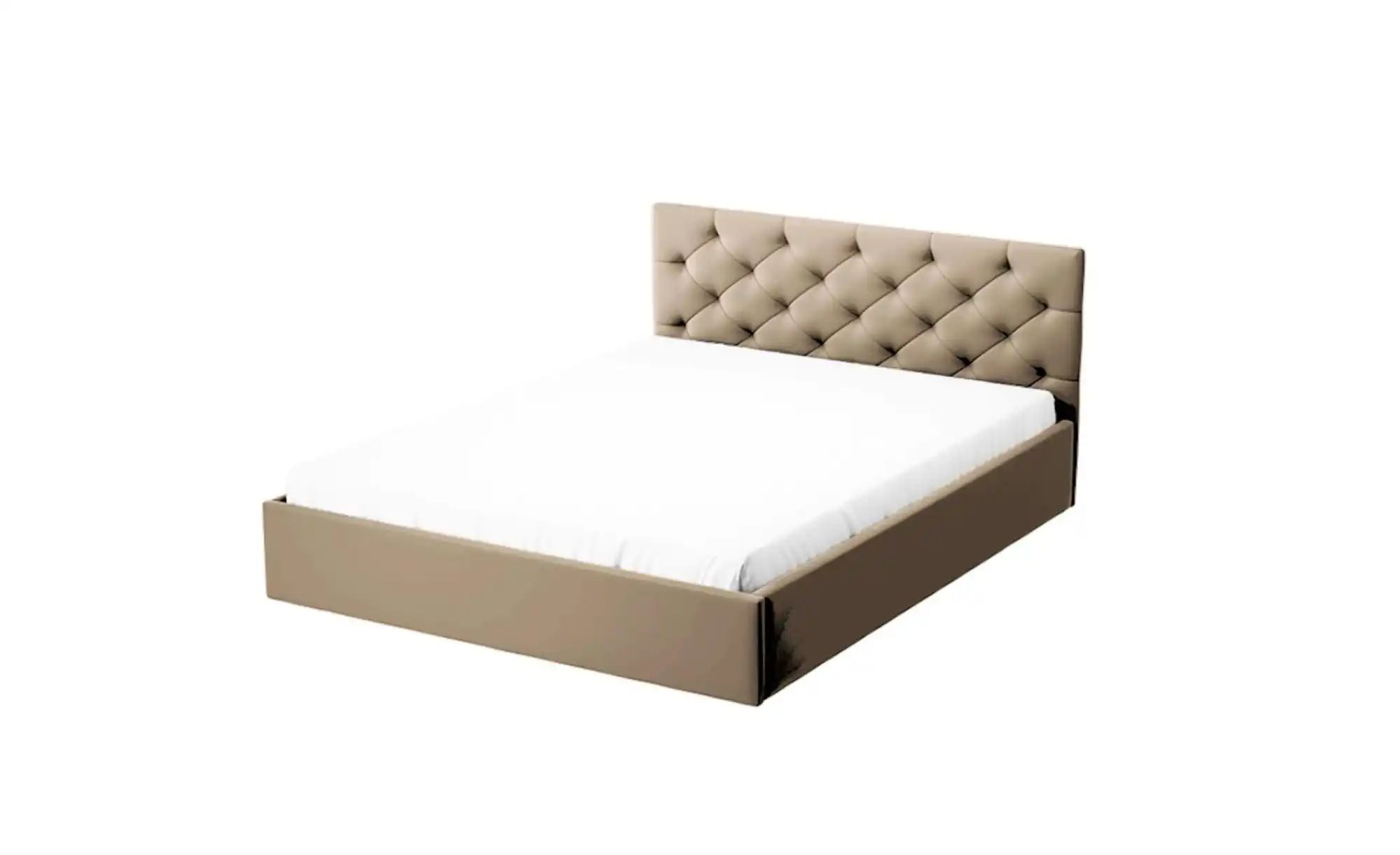 Polsterbett mit Bettkasten Sara ¦ beige ¦ Maße (cm): H: 85 Betten > Polster günstig online kaufen