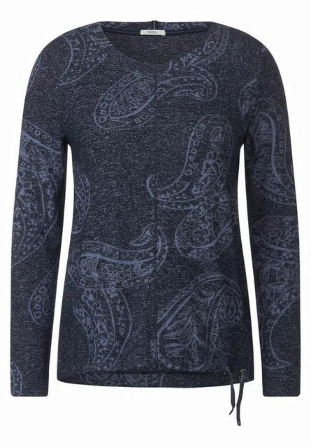 Cecil Langarmshirt TOS AOP Paisley Cosy Shirt günstig online kaufen