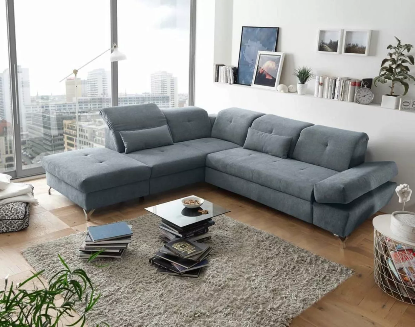 ED EXCITING DESIGN Ecksofa, MELFI Ecksofa Polstergarnitur Sofagarnitur 275 günstig online kaufen