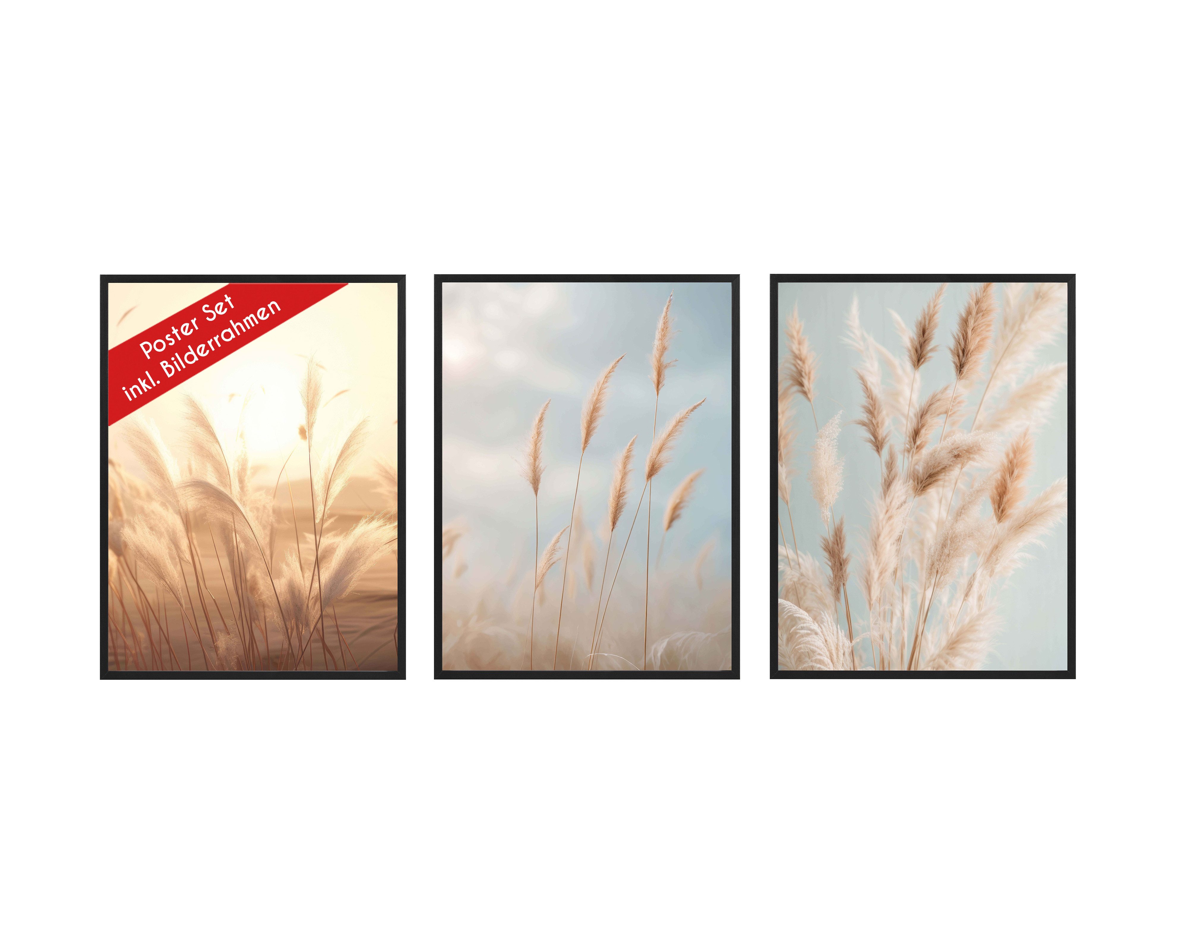 Wackadoo Living Poster Set inklusive Bilderrahmen, günstig online kaufen