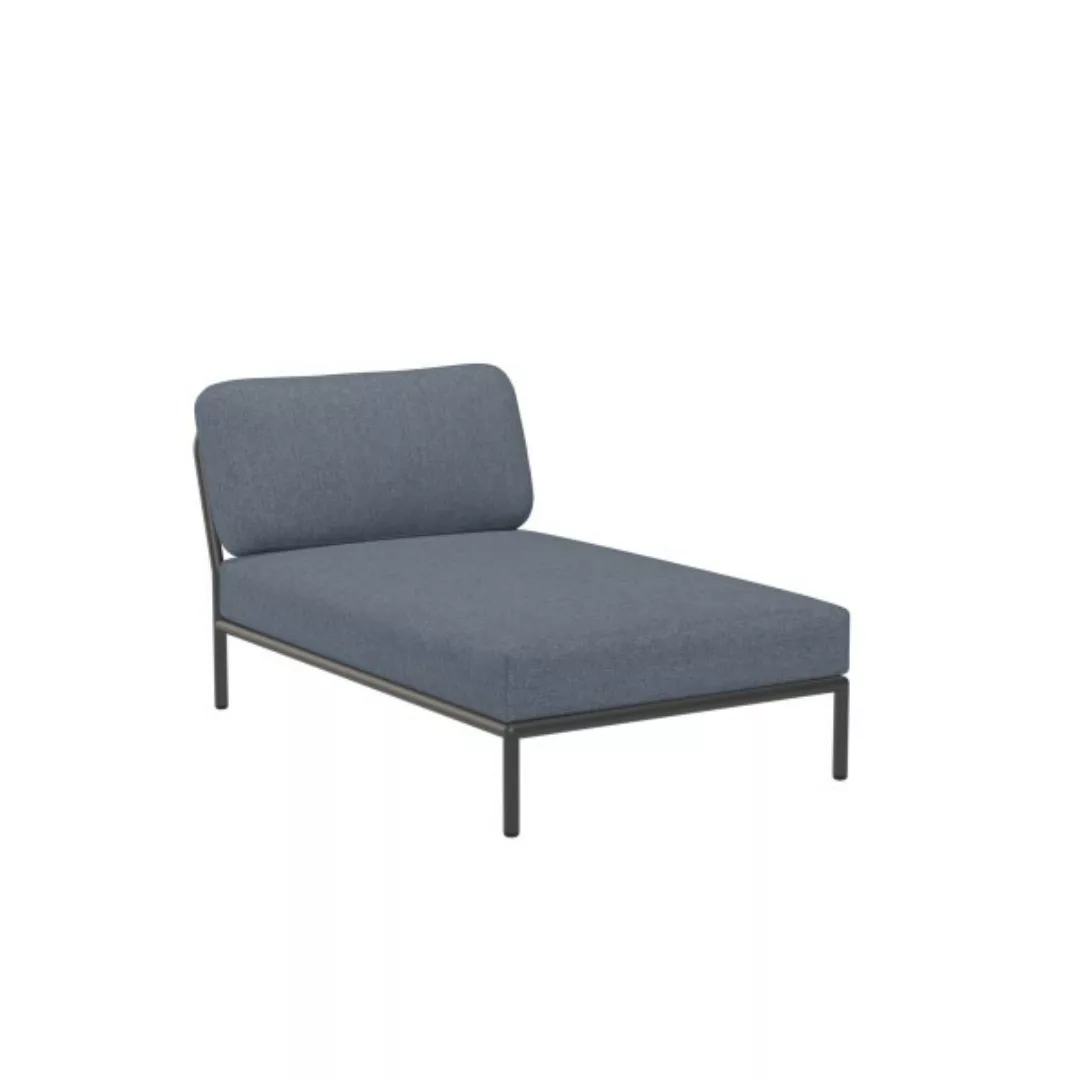 LEVEL Outdoor Chaiselong Lounge-Modul 4 Sky Dunkelgrau günstig online kaufen