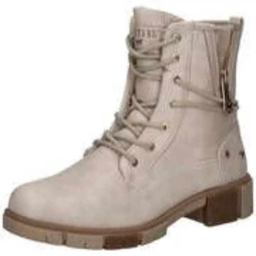 Mustang Schnürstiefelette Damen beige günstig online kaufen