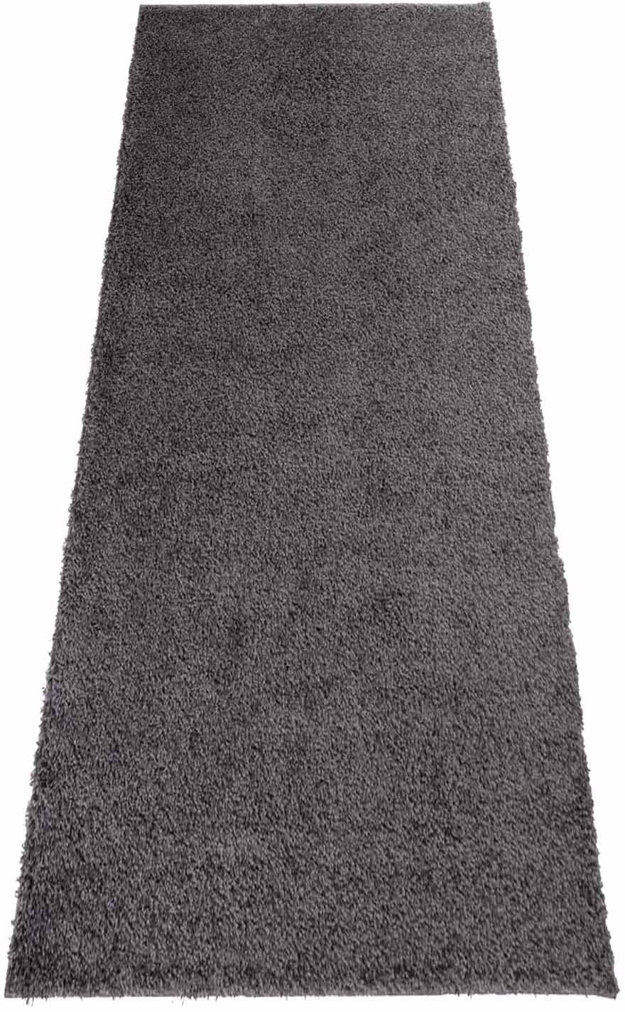 Carpet City Hochflor-Läufer »Shaggi uni 500«, rechteckig, 30 mm Höhe, Shagg günstig online kaufen