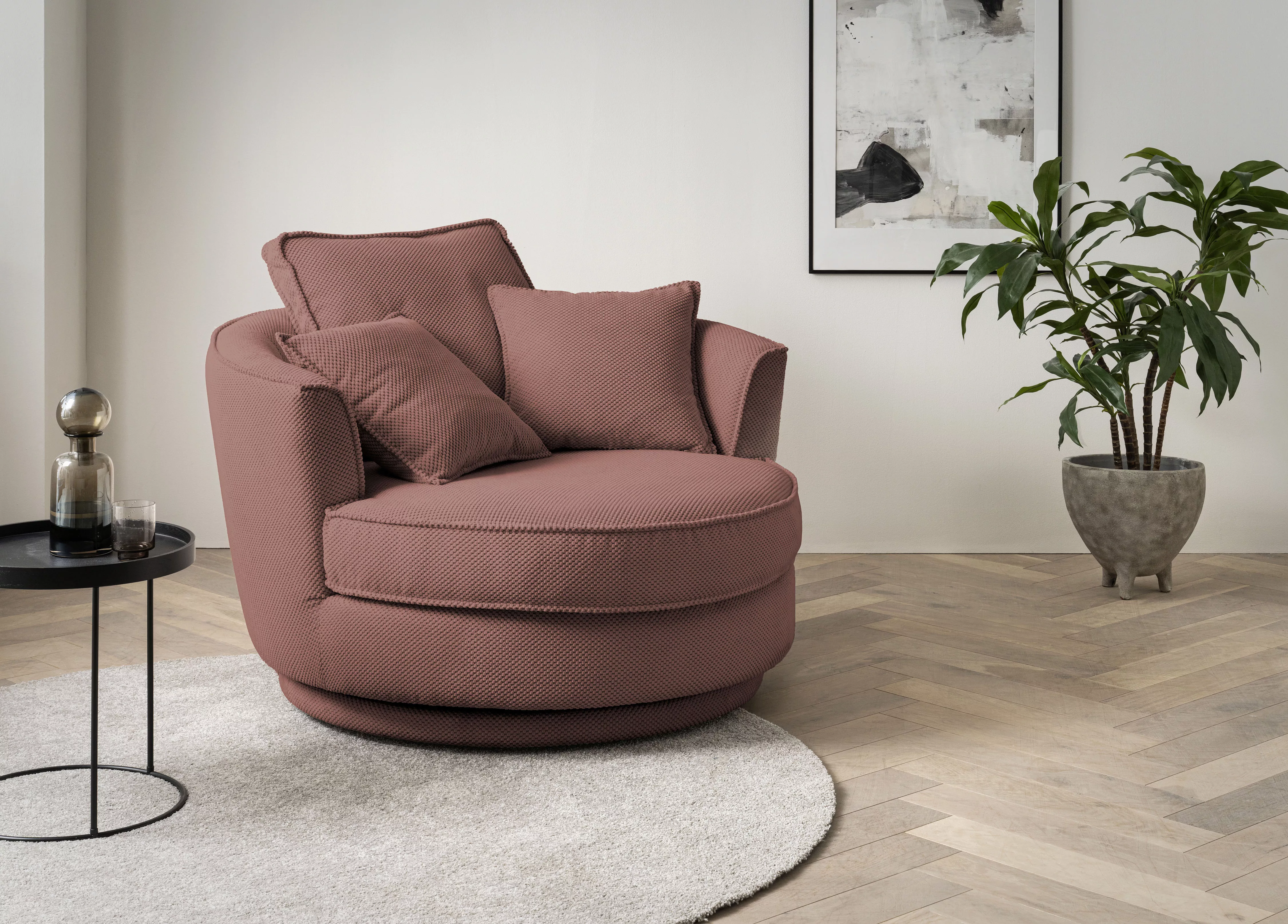 Leonique Drehsessel "MAISIE, Love Seat XXL, Lese-Sessel BIG-", Sessel in ME günstig online kaufen