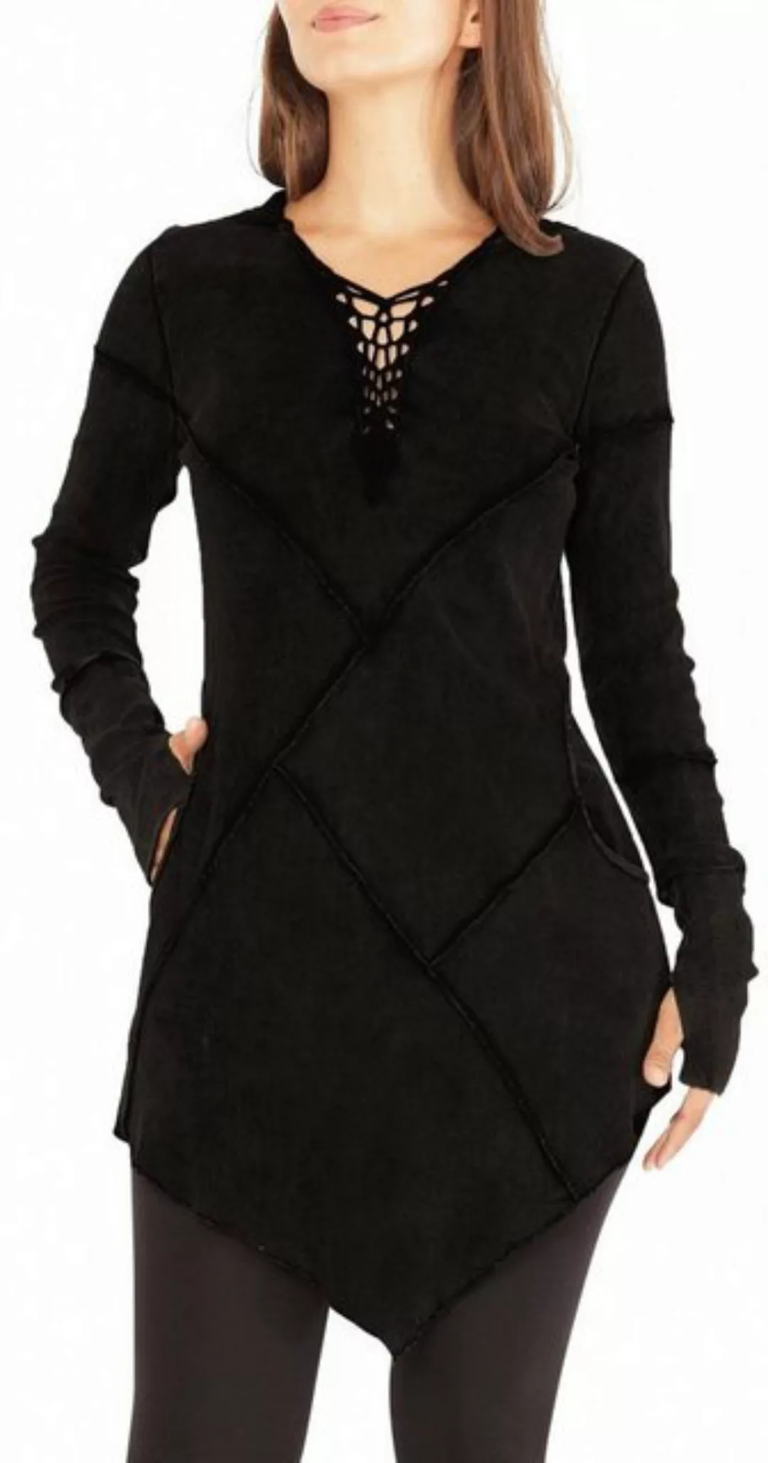 PUREWONDER A-Linien-Kleid Kapuzenkleid Zipfelkleid dr3 aus Jersey mit Zipfe günstig online kaufen
