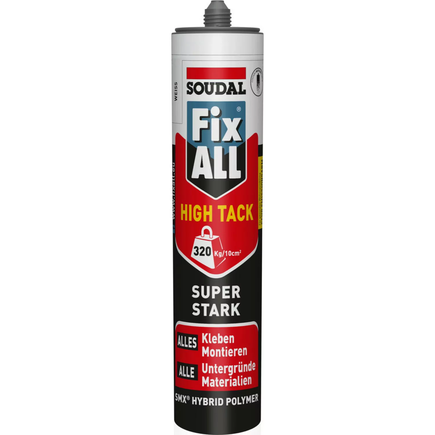 Soudal Fix All High Tack Hybrid Kraftkleber Weiß 420 g günstig online kaufen