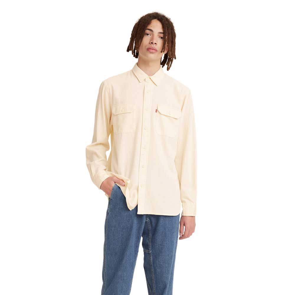 Levi´s ® Classic Worker Langarm-shirt S Ecru günstig online kaufen