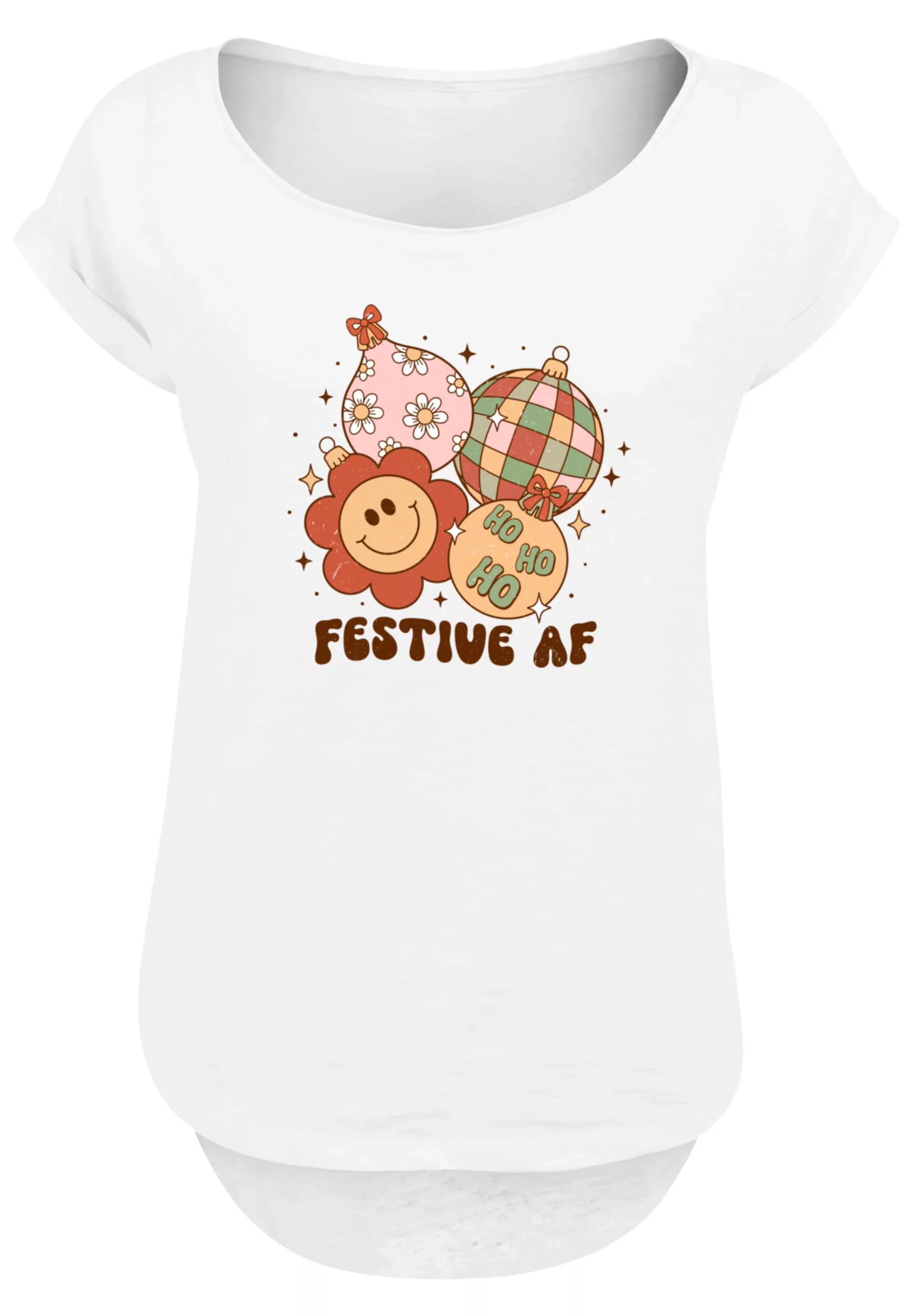 F4NT4STIC T-Shirt "Festive AF Weihnachten Tree Balls", Premium Qualität, We günstig online kaufen