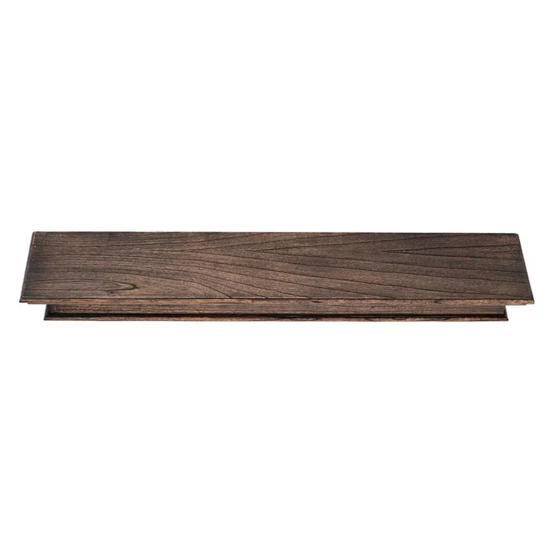 Wandboard in Holz Black Wash Kolonialstil günstig online kaufen