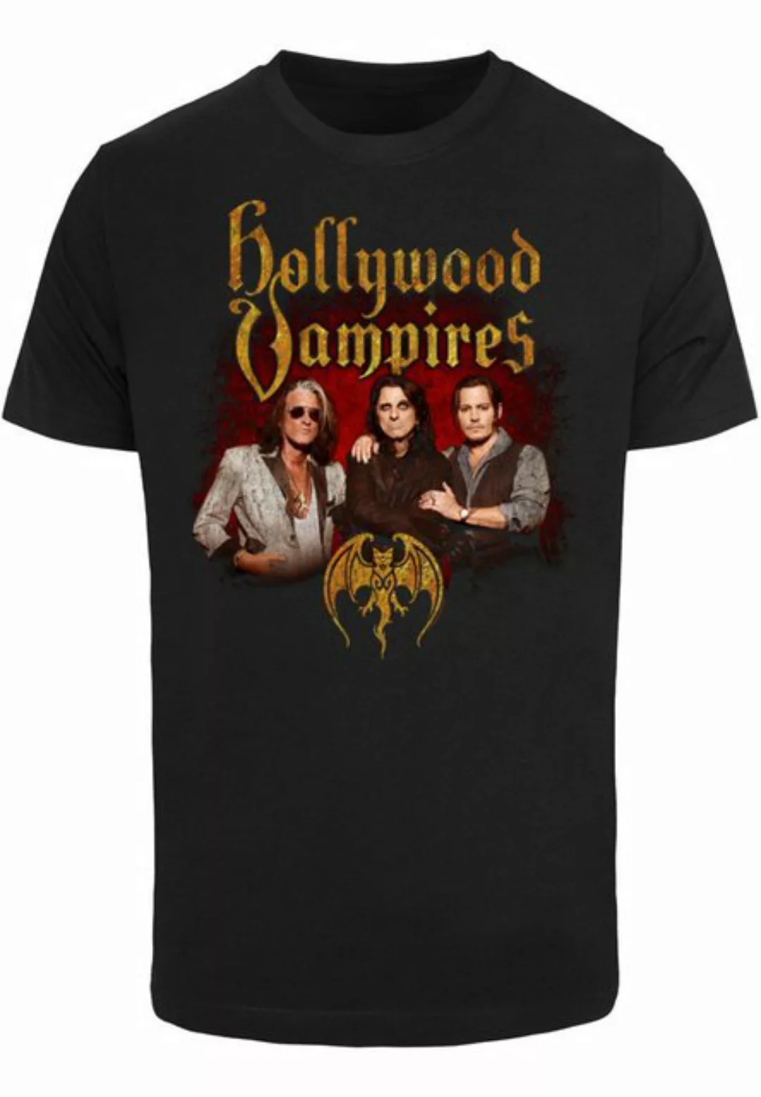 Merchcode T-Shirt Merchcode Herren Hollywood Vampires - Group Photo T-Shirt günstig online kaufen