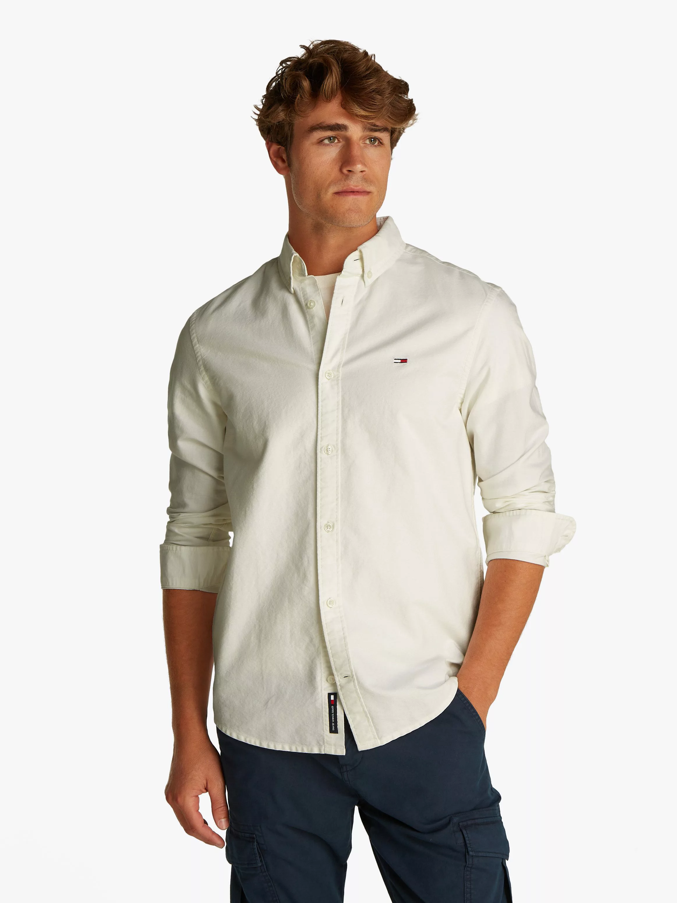 Tommy Jeans Langarmhemd TJM REG OXFORD günstig online kaufen