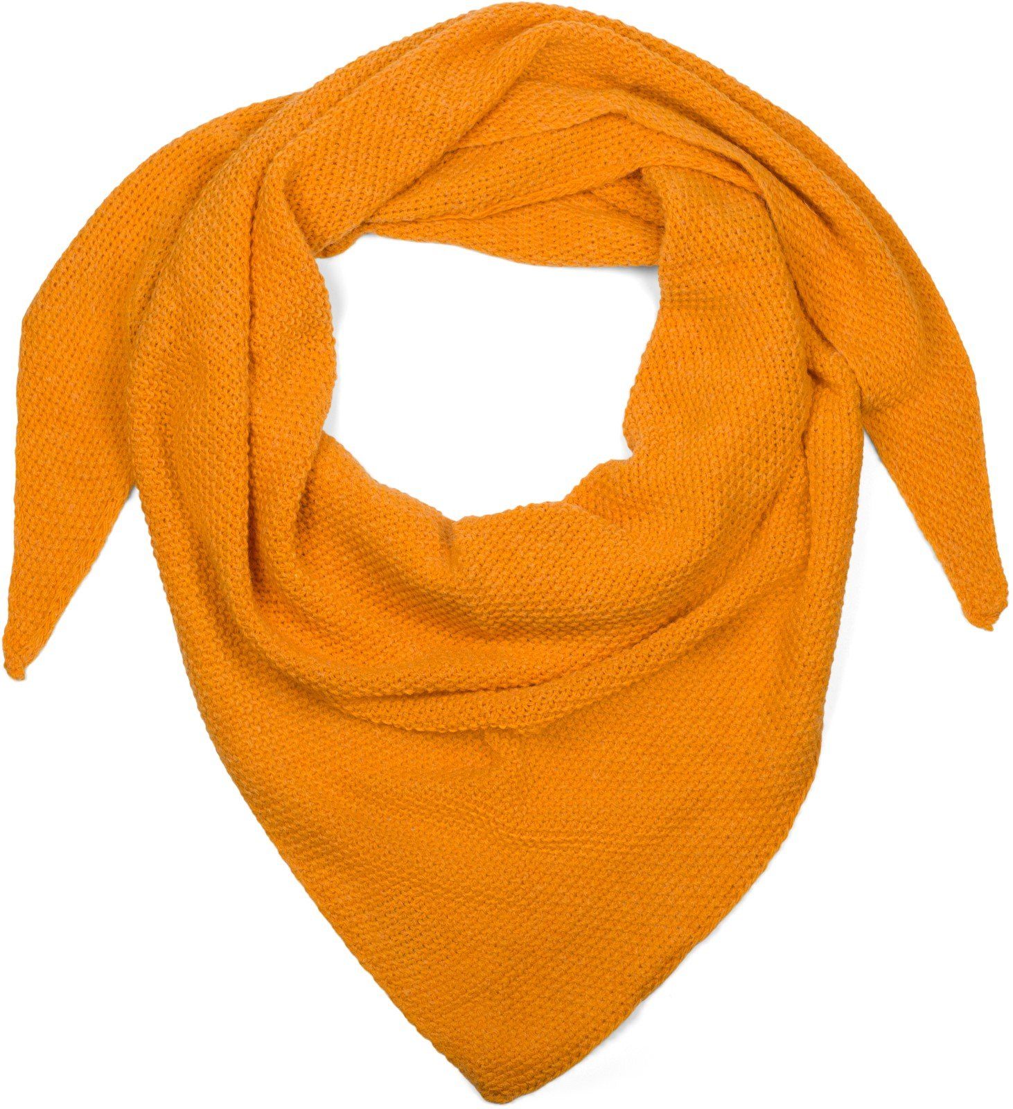 styleBREAKER Dreieckstuch Strick Dreiecktuch Einfarbig, (1-St) günstig online kaufen