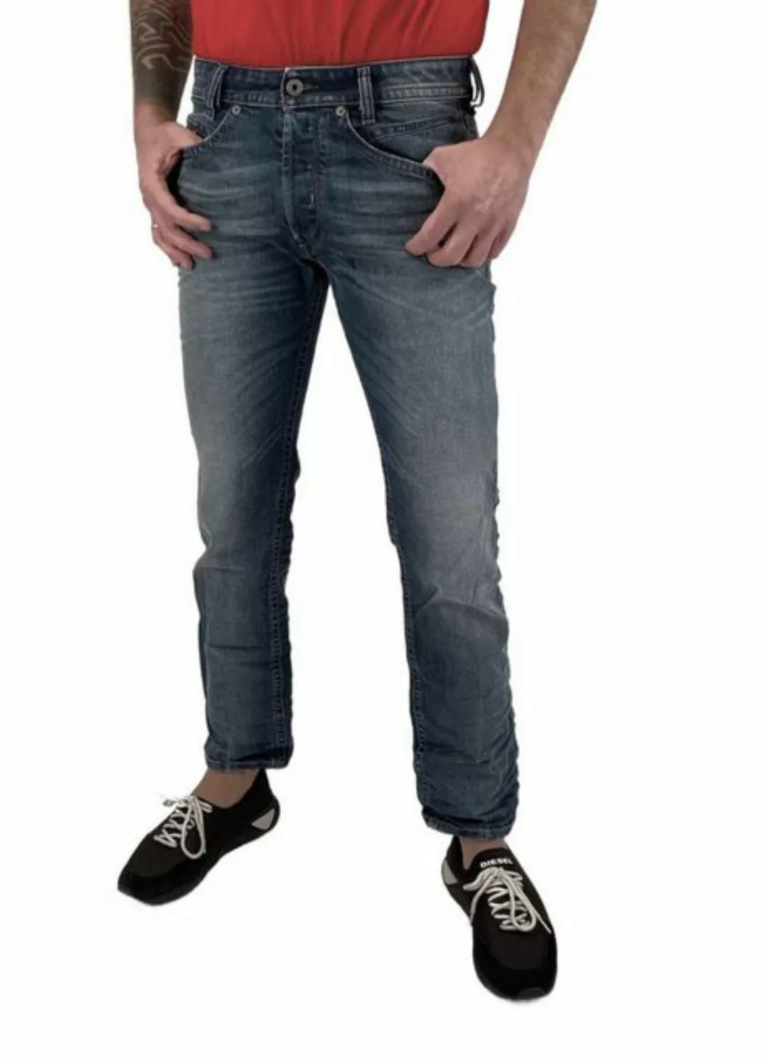 Diesel Tapered-fit-Jeans Diesel Herren Akee 084DF Jeans Hose Slim Tapered günstig online kaufen