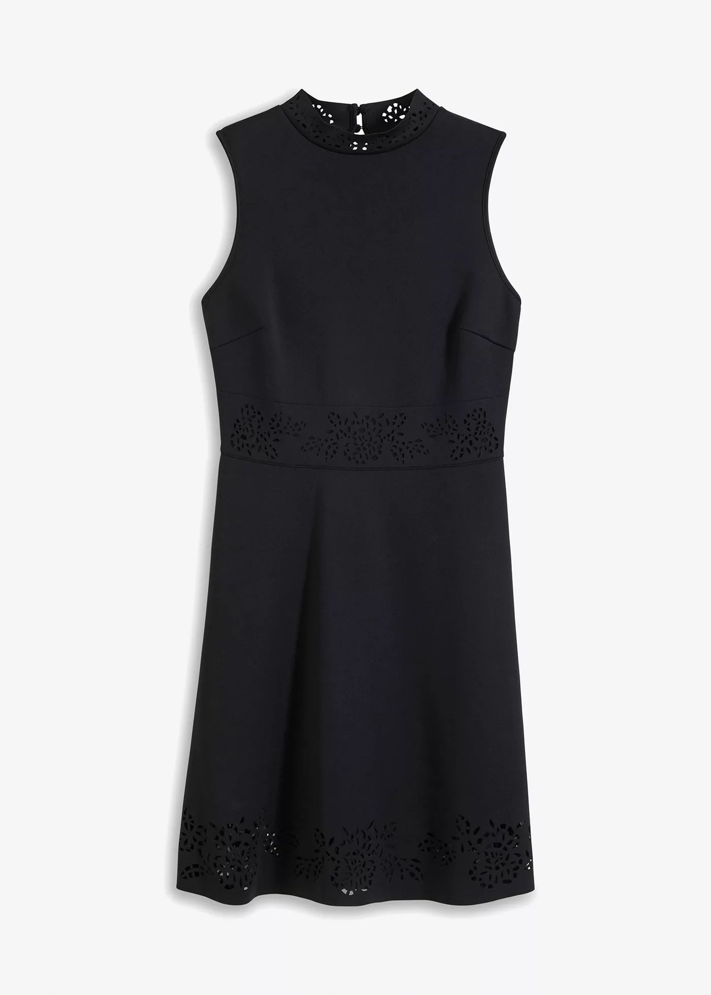 Jersey-Kleid mit Lasercut günstig online kaufen