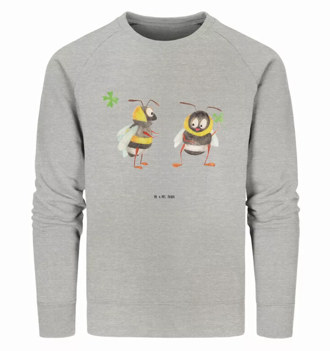 Mr. & Mrs. Panda Longpullover Bienen Paar Größe XL - Heather Grey - Geschen günstig online kaufen