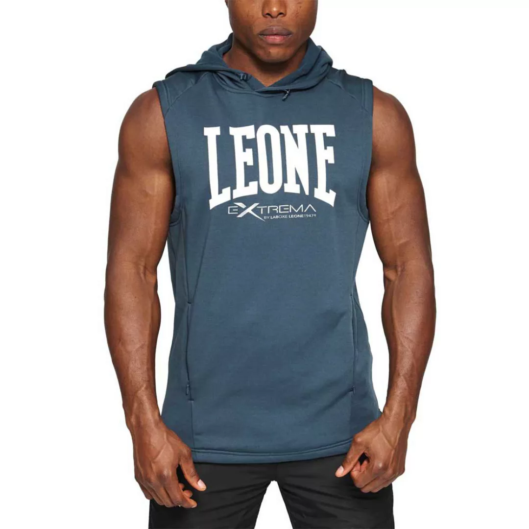 Leone1947 Logo Kapuzenpullover M Light Grey günstig online kaufen