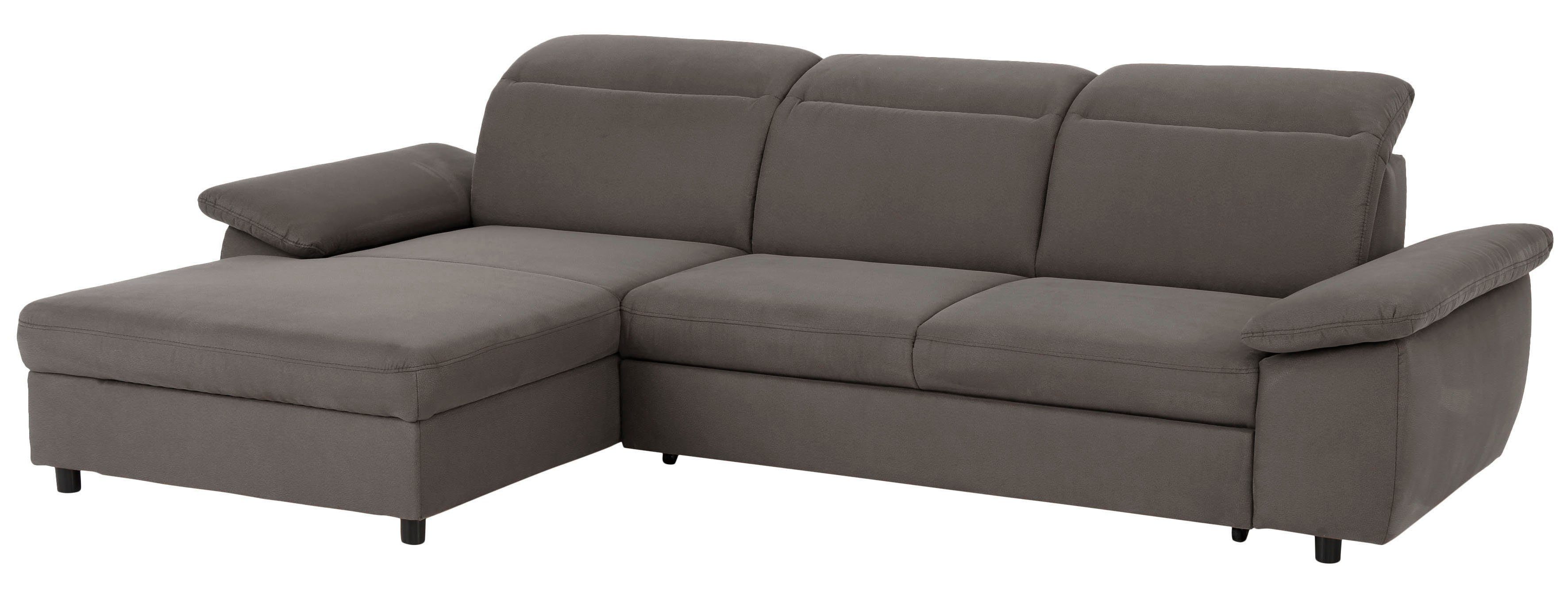 Home affaire Ecksofa "Mauritius L-Form", mit Kopfteil- und Armlehnverstellu günstig online kaufen