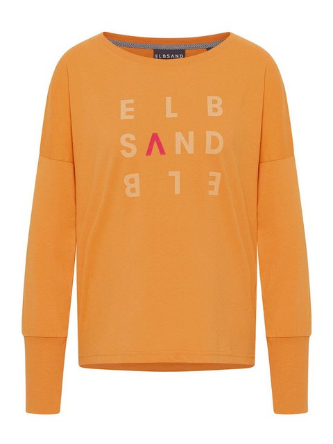 Elbsand Rundhalsshirt Longsleeve Ingiara Sunset Orange günstig online kaufen