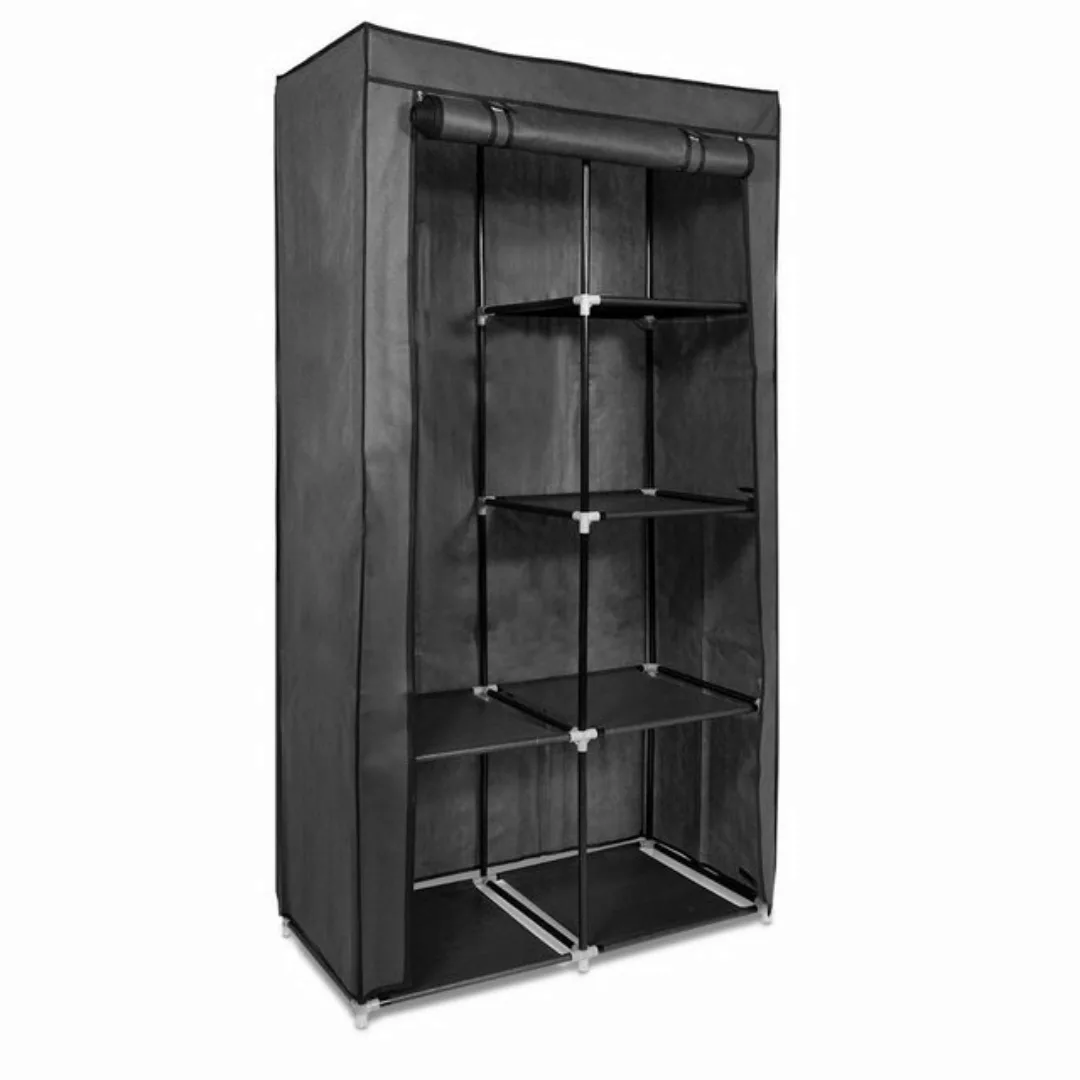 Navaris Stoffschrank Stoff Kleiderschrank - 88x170x45cm - faltbar aus Vlies günstig online kaufen