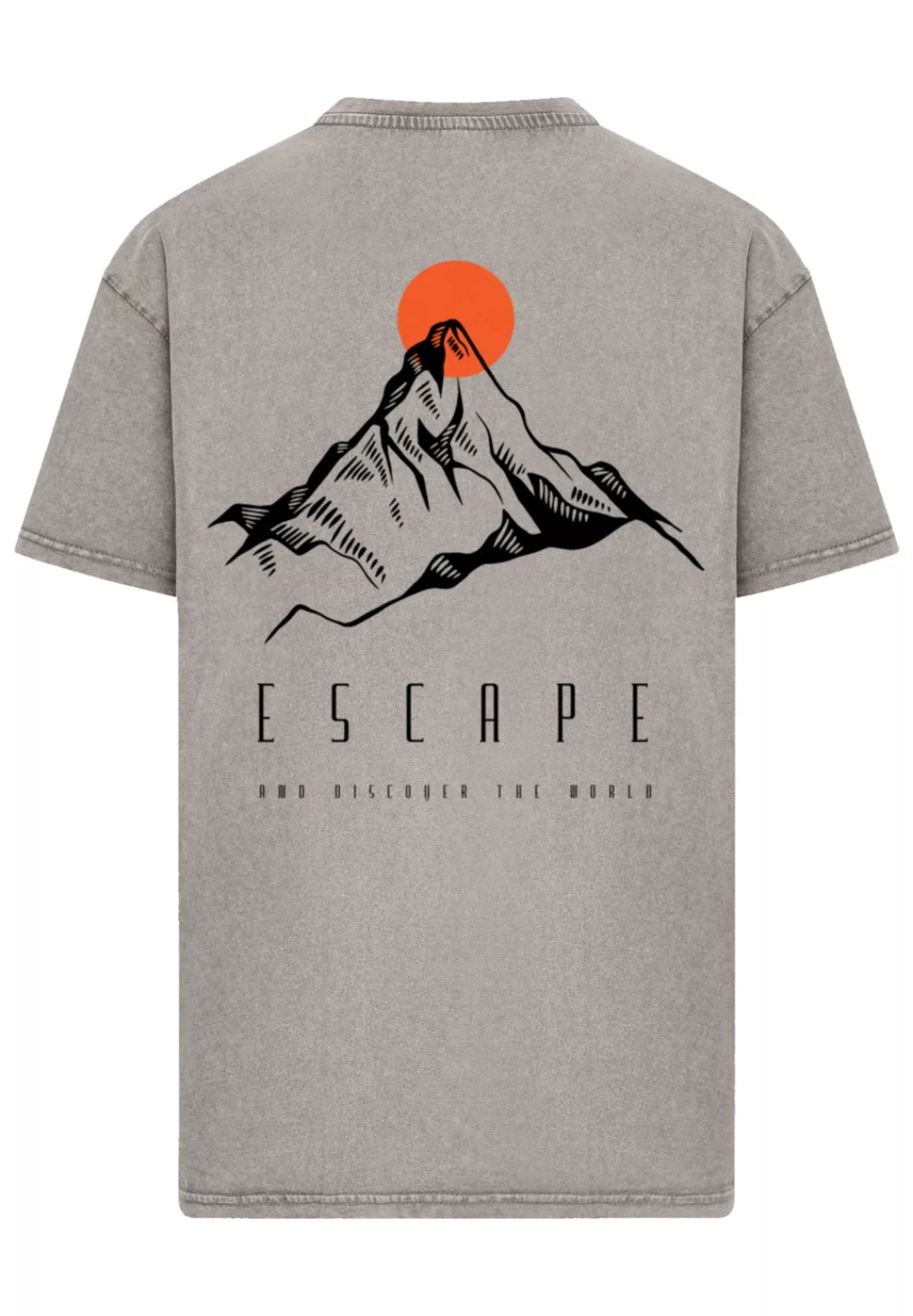 F4NT4STIC T-Shirt "Oversize Escape Discover the World Mountain", Premium Qu günstig online kaufen