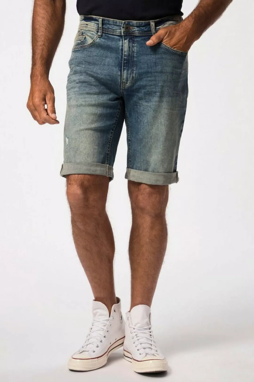 JP1880 Jeansbermudas Jeans-Bermuda FLEXNAMIC® Denim Bauchfit 5-Pocket günstig online kaufen