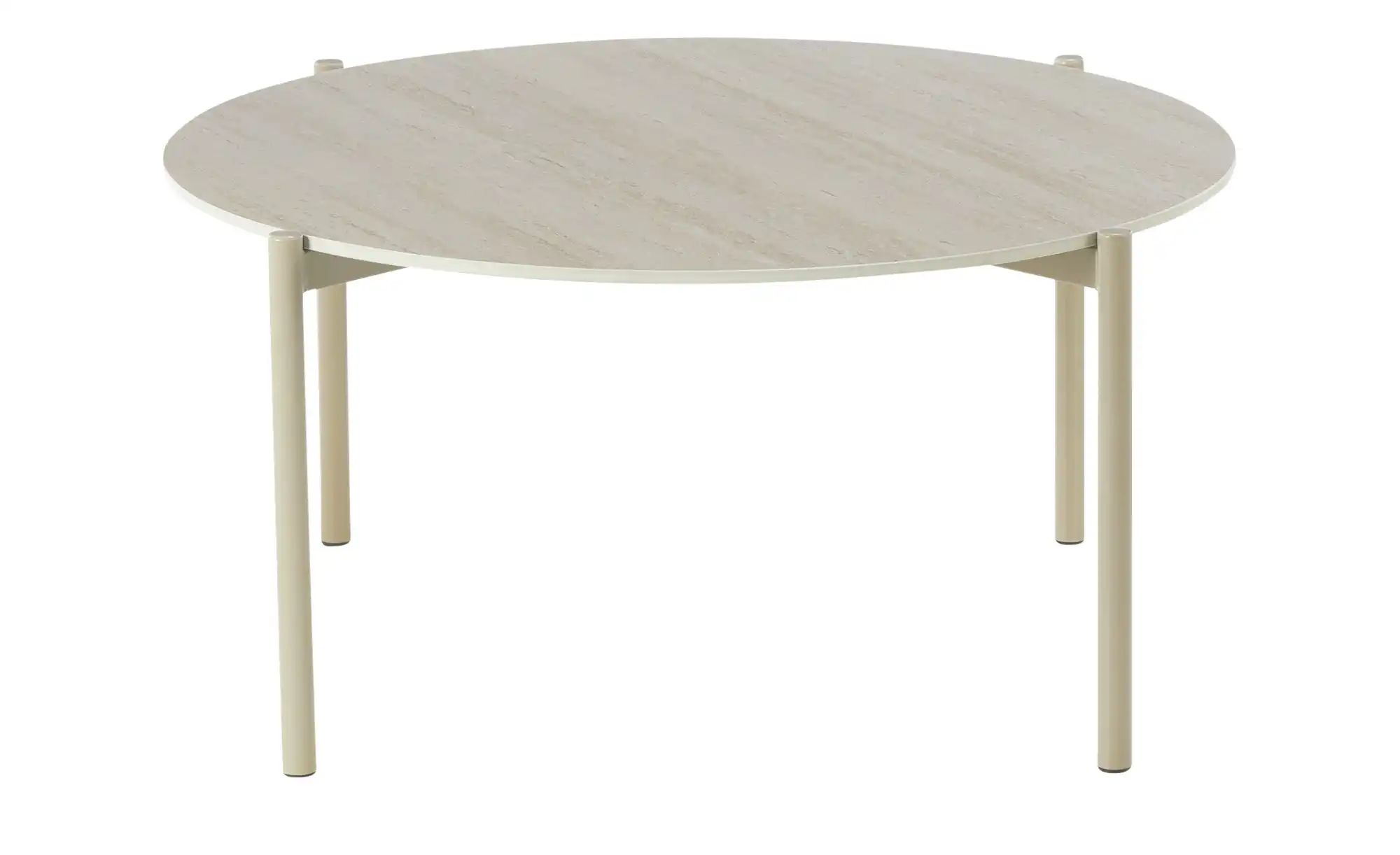 Couchtisch  Basiluzzo ¦ beige ¦ Maße (cm): H: 40  Ø: 85 Tische > Couchtisch günstig online kaufen