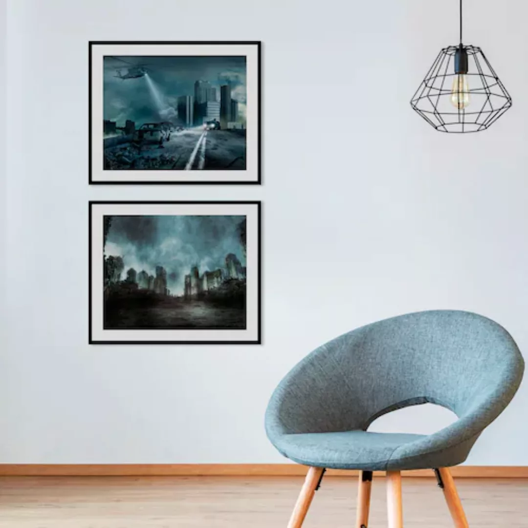 queence Bild »Apokalypse«, Städte-Stadt-Gebäude-Wolken, (1 St.), HD Premium günstig online kaufen