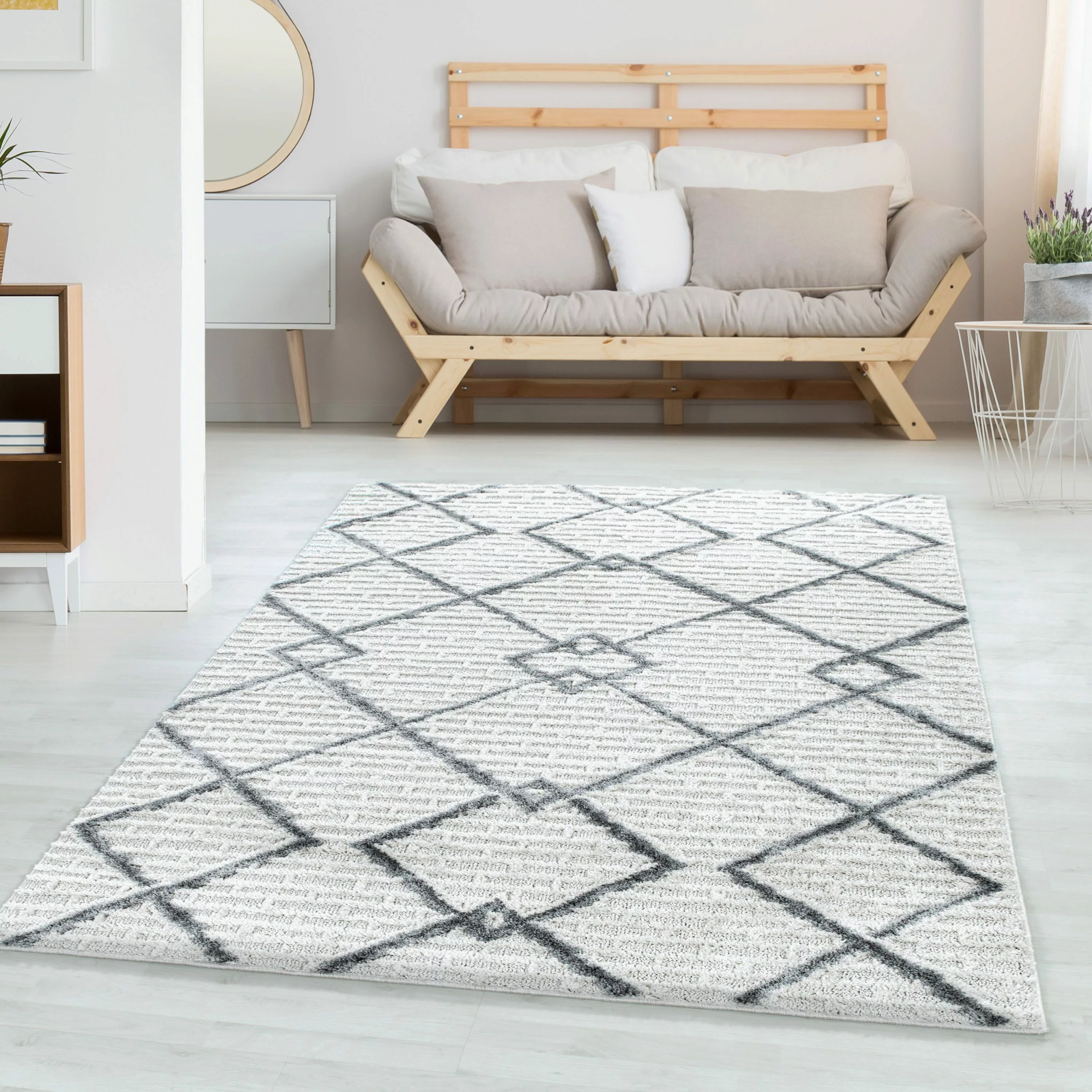 Carpettex Hochflor-Teppich Boho-Design, Läufer, Höhe: 20 günstig online kaufen