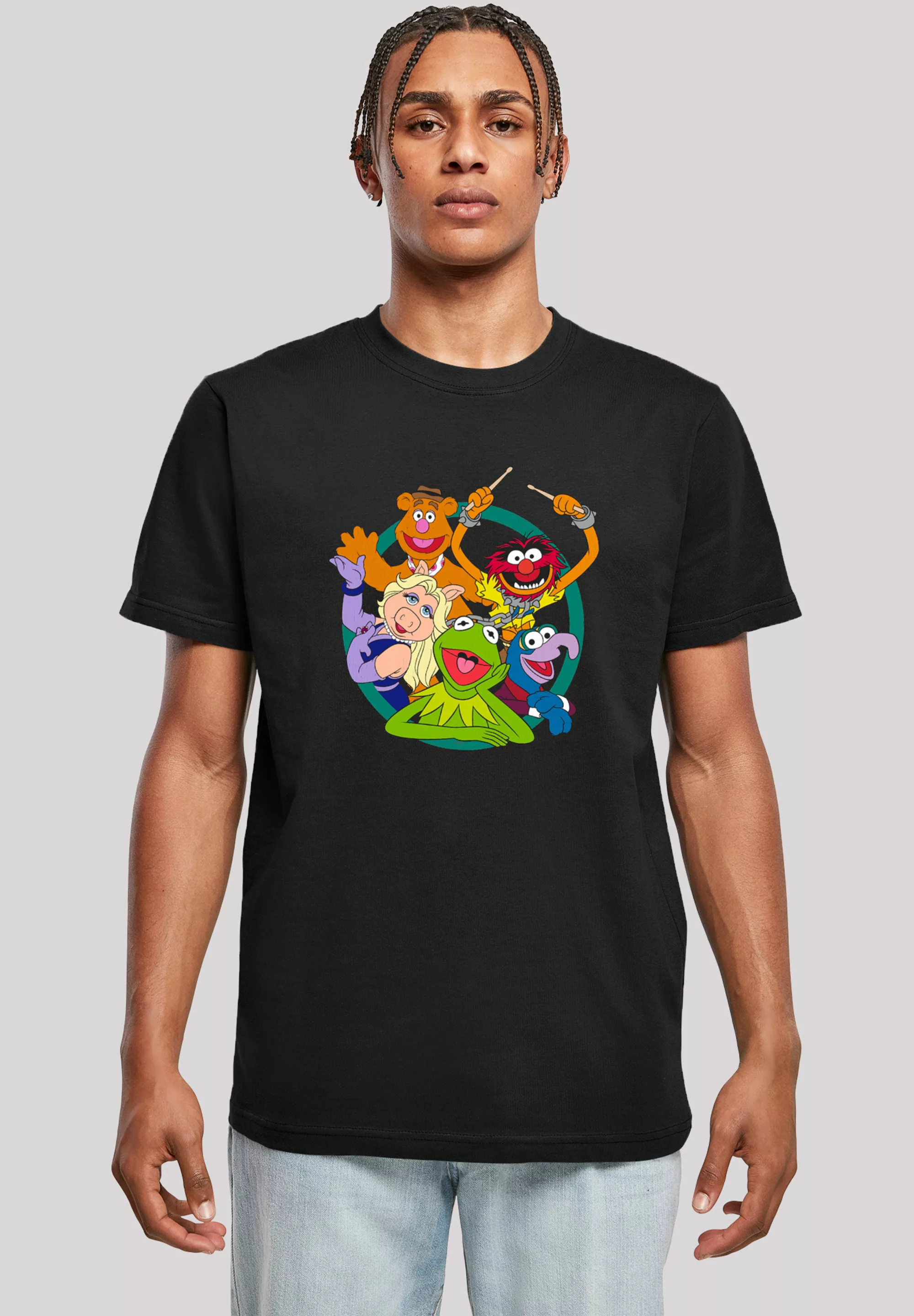 F4NT4STIC T-Shirt "Disney Muppets Group Circle", Herren,Premium Merch,Regul günstig online kaufen