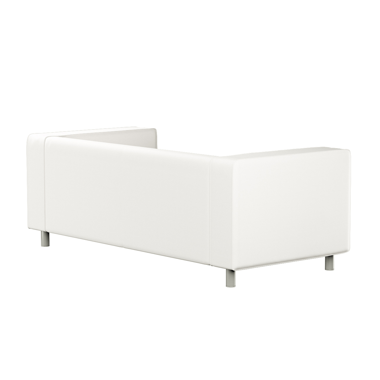 Bezug für Klippan 2-Sitzer Sofa, weiss, Sofahusse, Klippan 2-Sitzer, Cotton günstig online kaufen