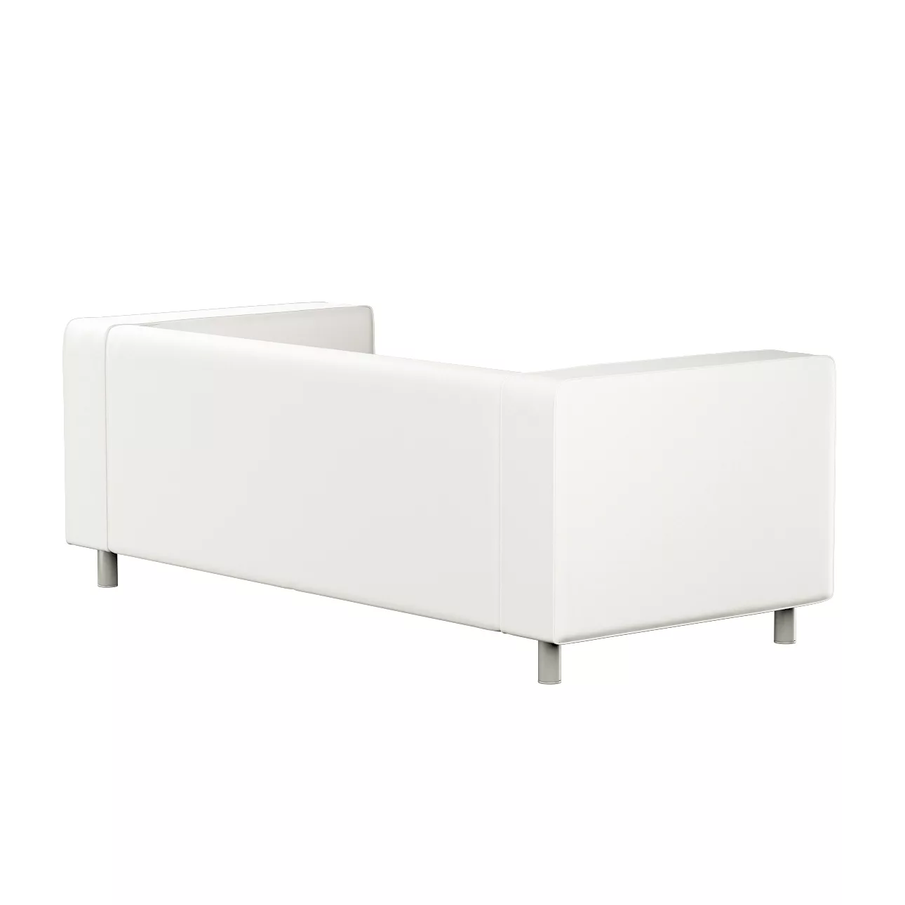 Bezug für Klippan 2-Sitzer Sofa, weiss, Sofahusse, Klippan 2-Sitzer, Cotton günstig online kaufen