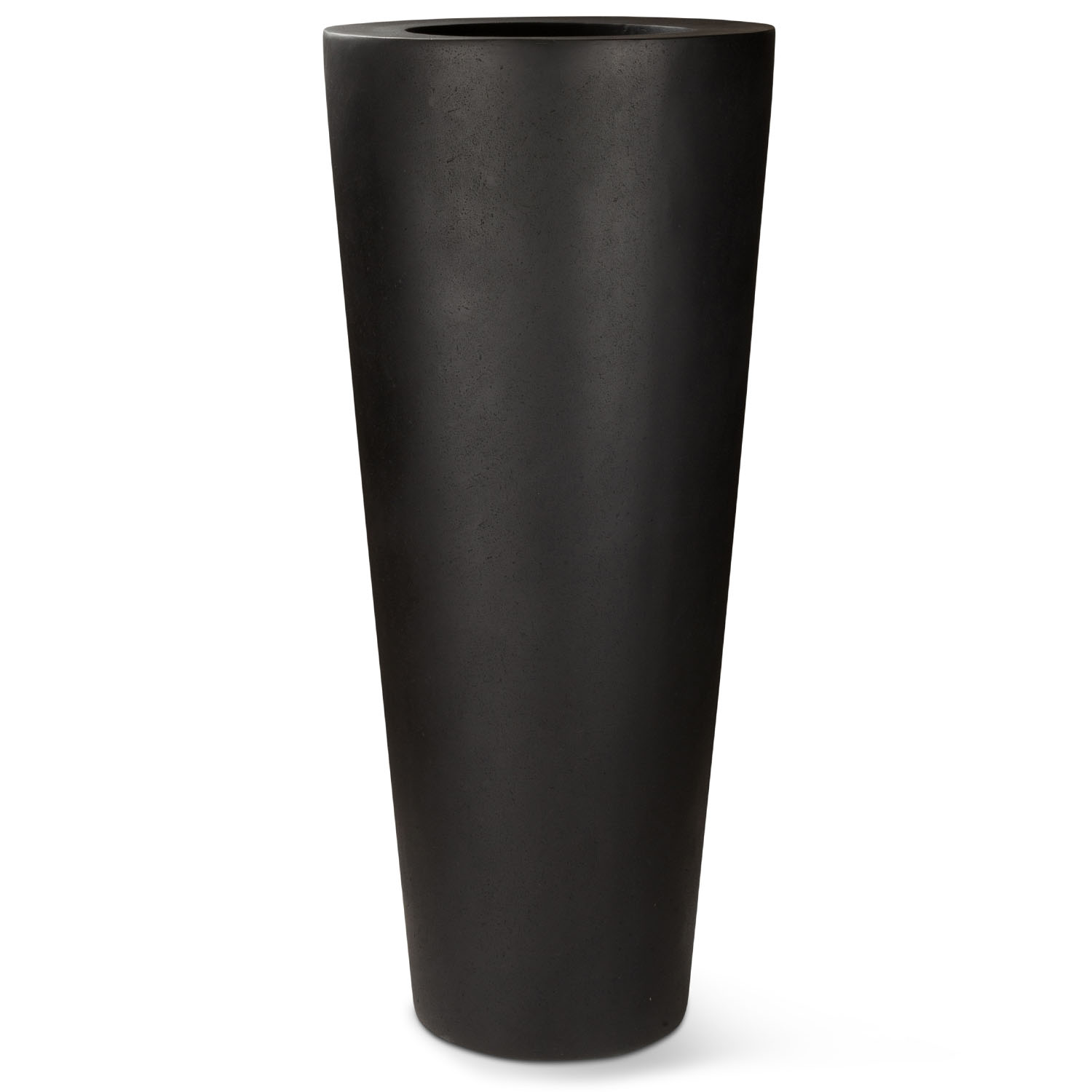 Polystone Conical Outdoor Bodenvase Ø 48 cm, Höhe 110 cm anthrazit günstig online kaufen