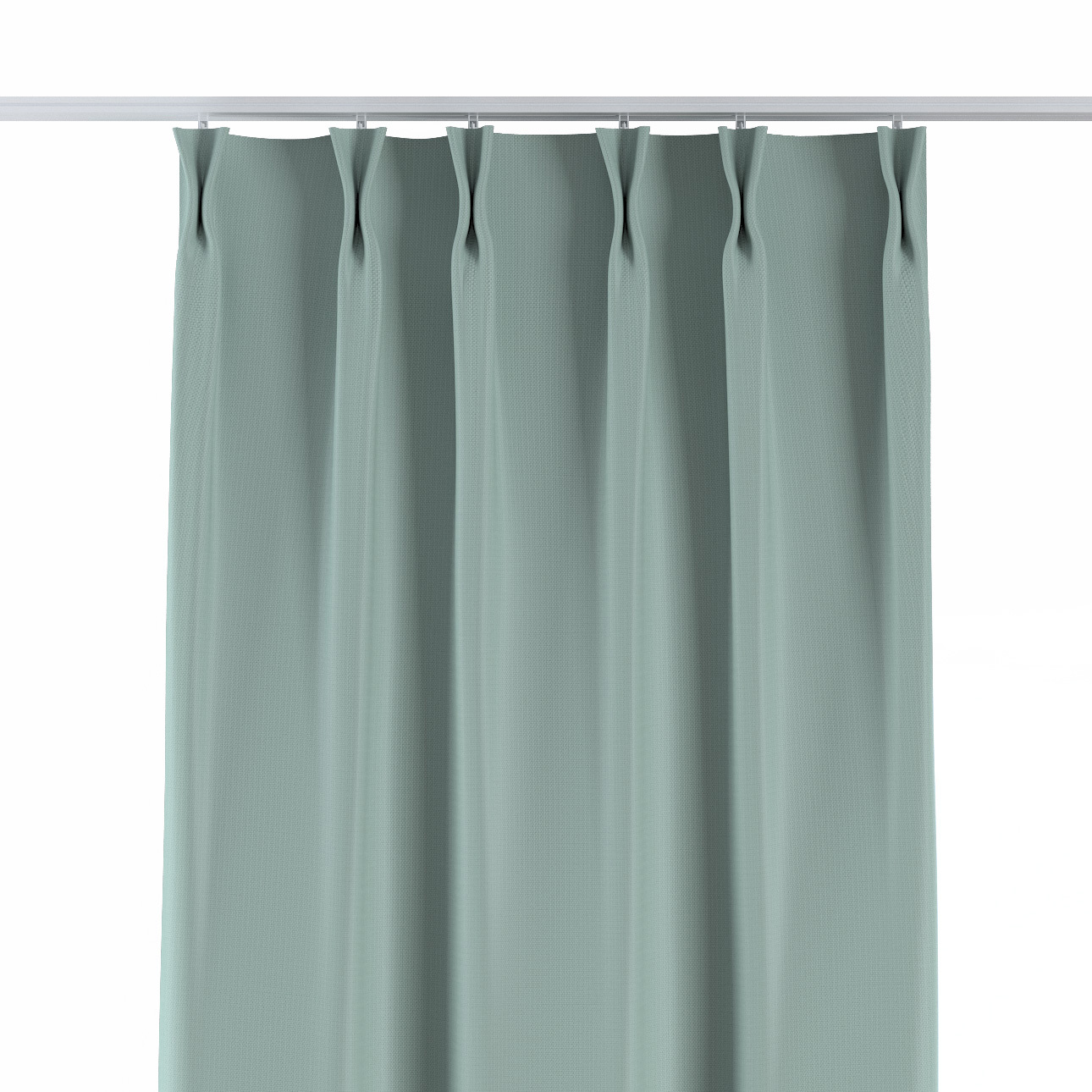 Vorhang mit flämischen 2-er Falten, mintgrün, Blackout (verdunkelnd) (269-6 günstig online kaufen