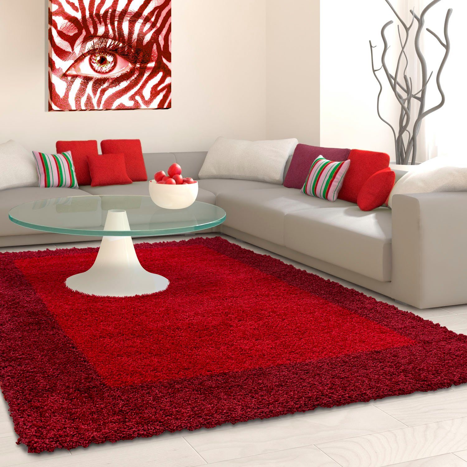 Ayyildiz Teppiche Hochflor-Teppich »Life Shaggy 1503«, rechteckig, 30 mm Hö günstig online kaufen